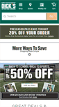 Mobile Screenshot of m.dickssportinggoods.com